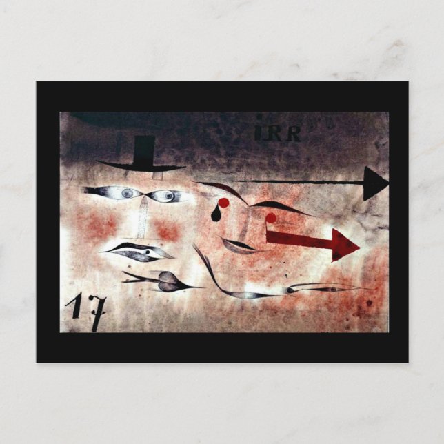 Cartão Postal Klee - Dezessete (Frente)