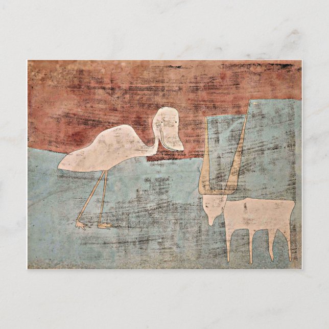 Cartão Postal Klee - Escala Freund Schaft (Frente)