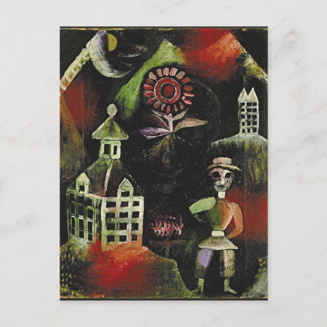 Cartão Postal Klee - Escola (Frente)