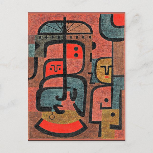 Cartão Postal Klee - Exótica (Frente)