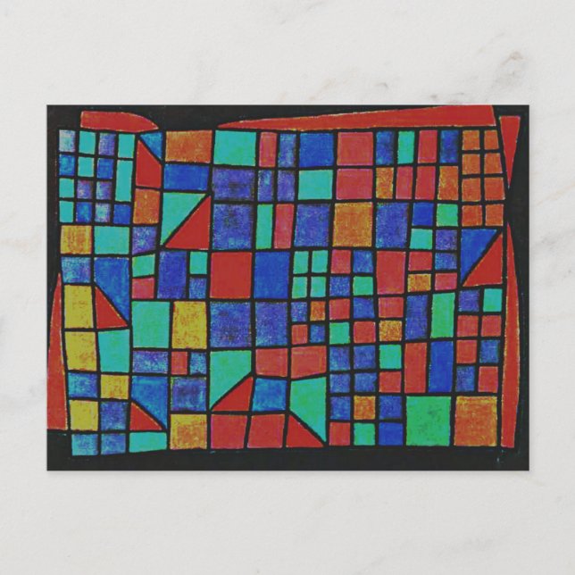 Cartão Postal Klee - Facada de Vidro (Frente)