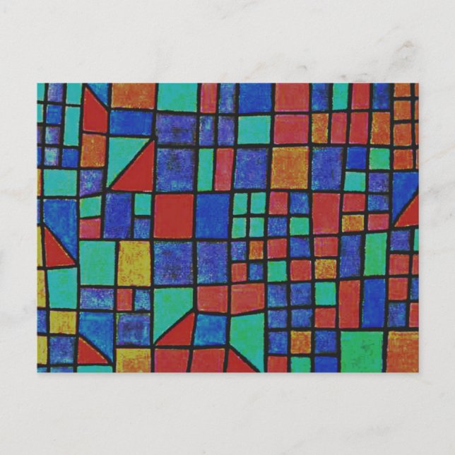 Cartão Postal Klee - Fachada de Vidro (Frente)