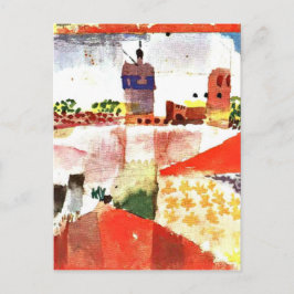 Cartão Postal Klee - Hammamet com Mesquita