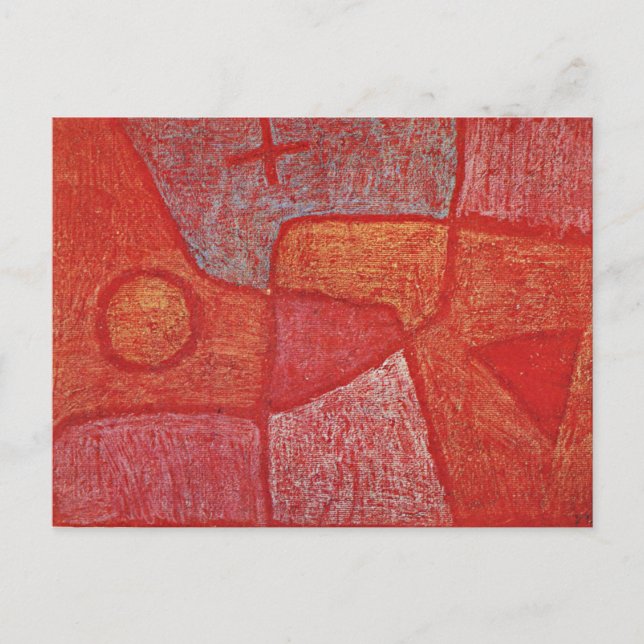 Cartão Postal Klee - Heisser Ort (Frente)