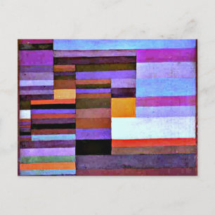 Cartão Postal Klee - Incêndio, 1929