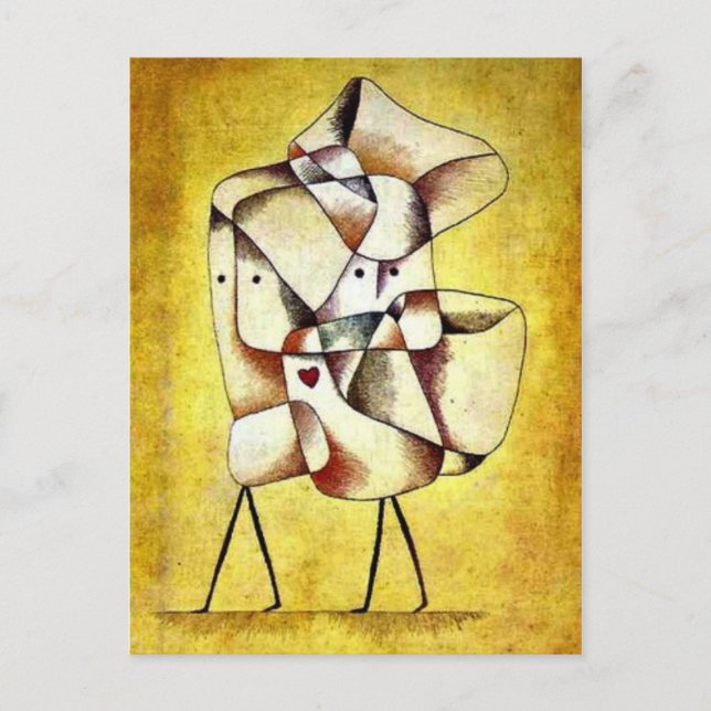 Cartão Postal Klee - Irmãos-1930 (Frente)