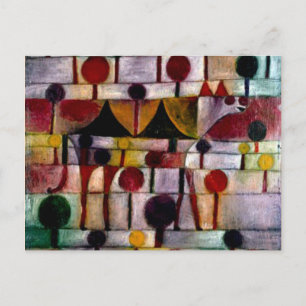Cartão Postal Klee - Kamel em Rhythmischer Baumlandschaft Klein