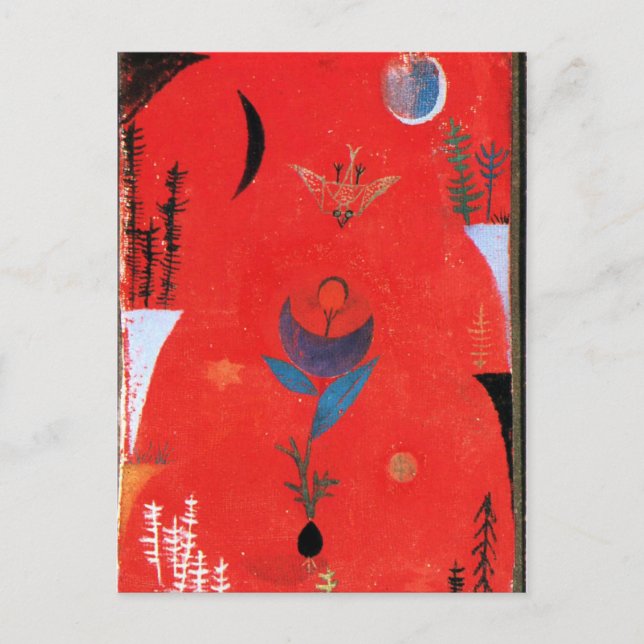 Cartão Postal Klee - Mito da Flor (Frente)