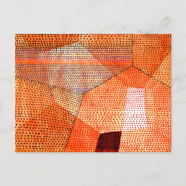 Cartão Postal Klee - Modelo 106, Polifonia em Cor (Frente)