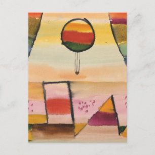 Cartão Postal Klee - O Balão na Janela