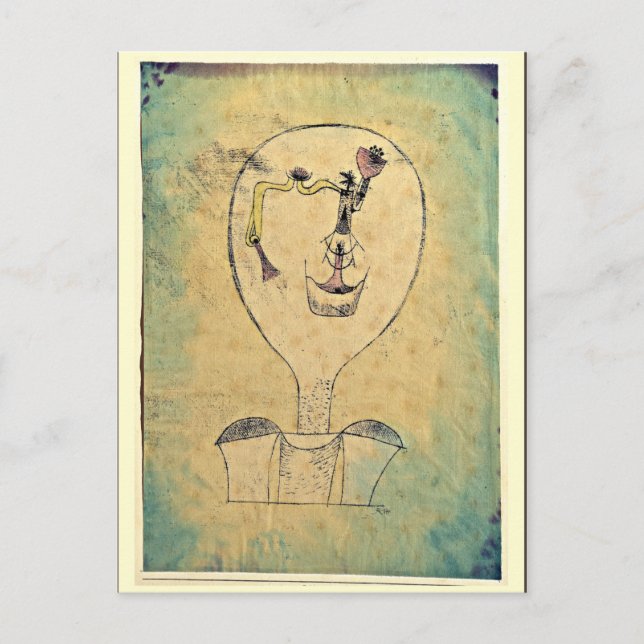 Cartão Postal Klee - O início de um sorriso (Frente)