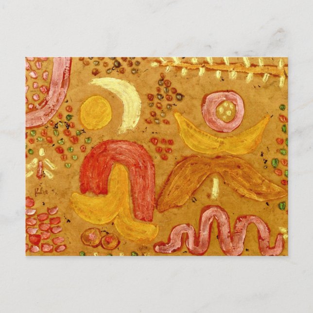 Cartão Postal Klee - O Jardim do Clima Quente (Frente)