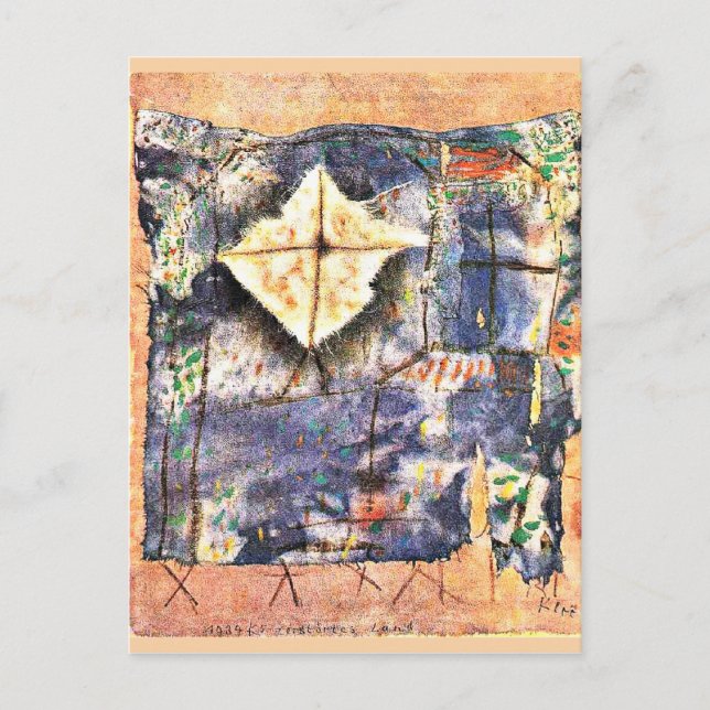 Cartão Postal Klee - Paisagem devastada (Frente)