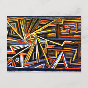 Cartão Postal Klee - Radiação e Rotação