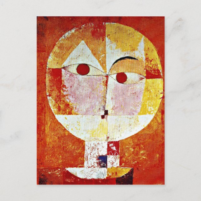 Cartão Postal Klee - Senecio (Frente)