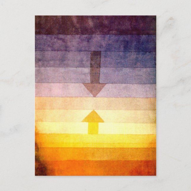 Cartão Postal Klee - Separação à noite (Frente)