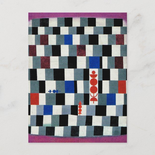 Cartão Postal Klee - Super Xadrez (Frente)