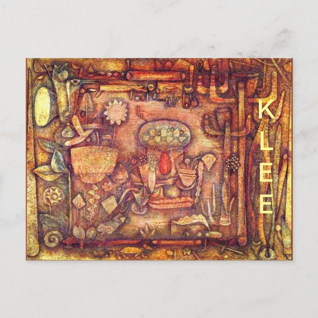 Cartão Postal Klee - Teatro Botânico (Frente)