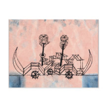 Klee - Velha Steamboat, abstrato art