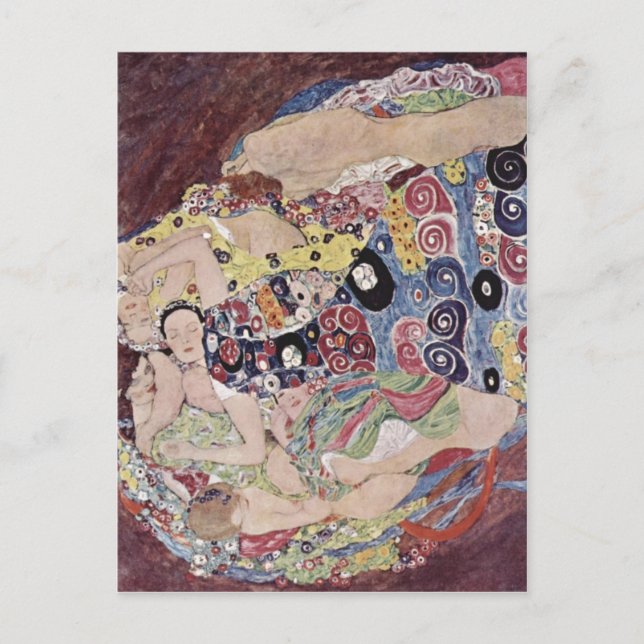 Cartão Postal Klimt, Gustav Catal: Les verges Die Jungfrau O (Frente)