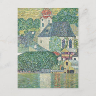 Cartão Postal Klimt, Gustav Igreja em Unterach am Attersee 1916