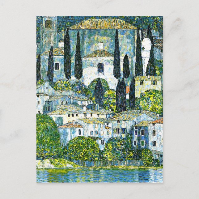 Cartão Postal Klimt - Igreja em Cassone (Frente)