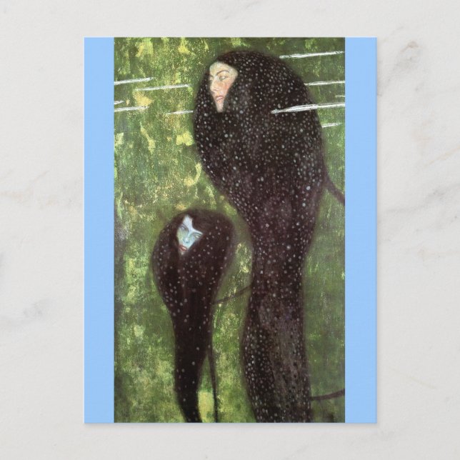 Cartão Postal Klimt ~ Sereias (Frente)