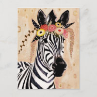 Klimt Zebra | Coroa De Flores