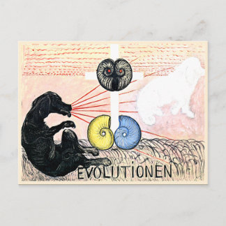 Cartão Postal Klint - Evolução No. 5, Grupo VI, arte abstrata