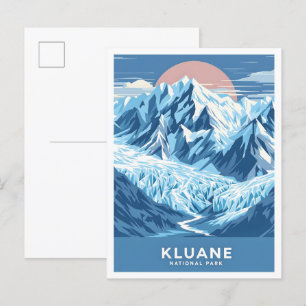 Cartão Postal Kluane National Park Canada Viagem Illustration
