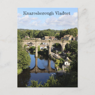 Cartão Postal Knaresborough Viaduct, Inglaterra