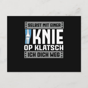 Cartão Postal Knieersetzung - Selbst Mit Einer Knie