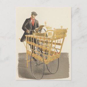 Cartão Postal Knife Grinder por Eric Ravilious Vintage britânico