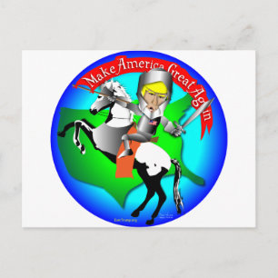 Cartão Postal Knight Donald Trump
