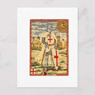 CARTÃO POSTAL KNIGHTS TEMPLAR CLASSIC