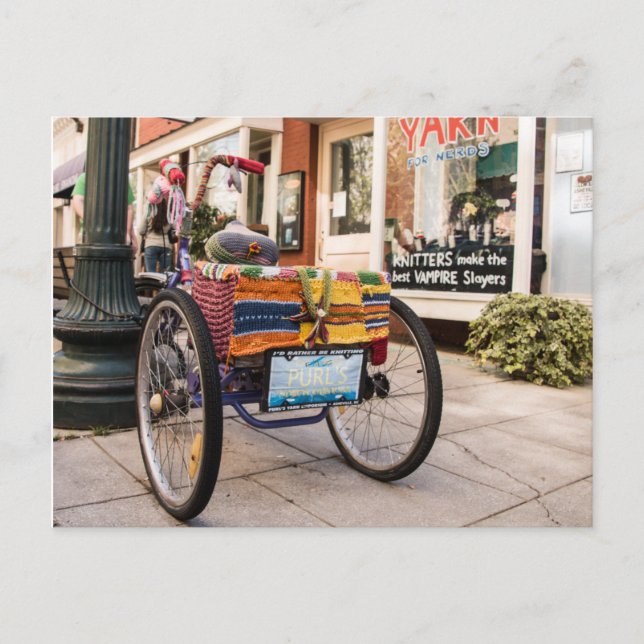 Cartão Postal Knit 1, Purl 2 (Frente)