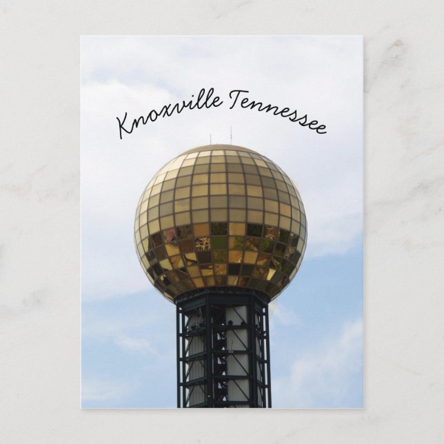 Cartão Postal Knoxville Sunsphere (Frente)