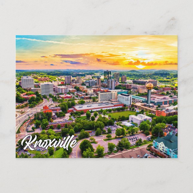 Cartão Postal Knoxville, Tennessee, Estados Unidos (Frente)
