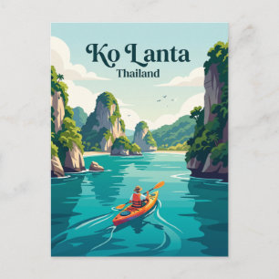 Cartão Postal Ko Lanta, Tailândia
