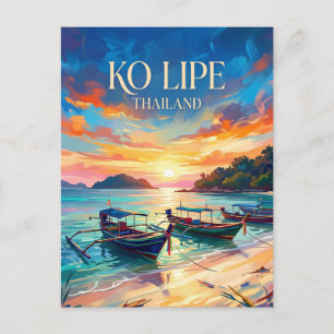Cartão Postal Ko Lipe Tailândia