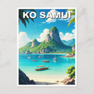Cartão Postal Ko Samui Tailândia