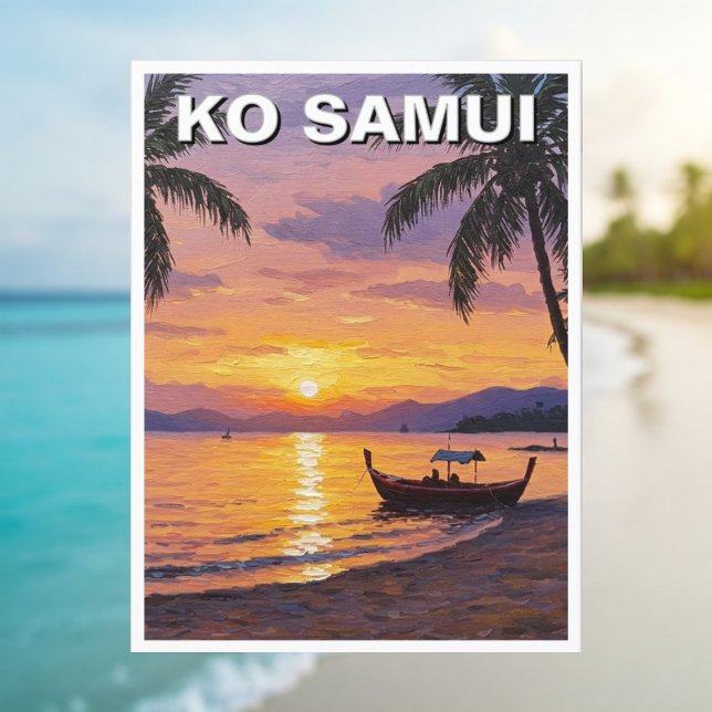 Cartão Postal Ko Samui Thailand Sunset (Criador carregado)