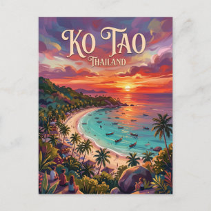 Cartão Postal Ko Tao Tailândia