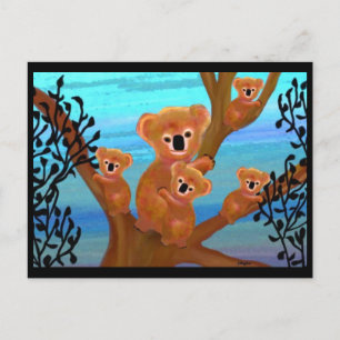 Cartão Postal Koala Love