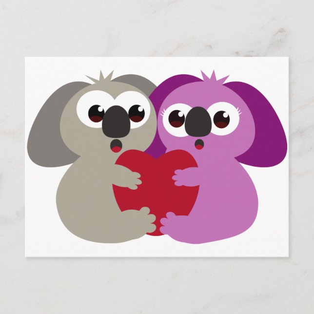 Cartão Postal Koala Love (Frente)