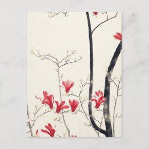 Cartão Postal Kobayashi Kokei - Magnolia Tree