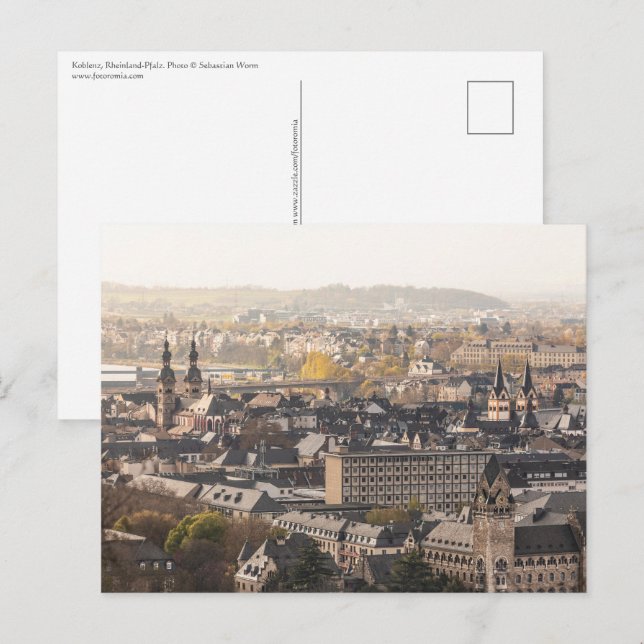 Cartão Postal Koblenz Alemanha (Frente/Verso)