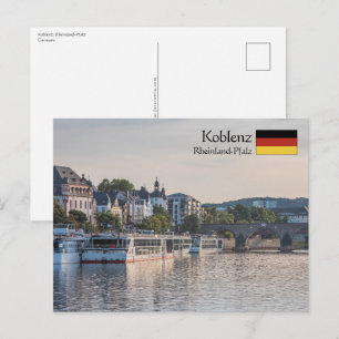 Cartão Postal Koblenz Alemanha