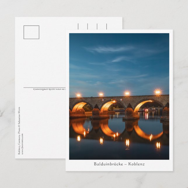 Cartão Postal Koblenz Alemanha (Frente/Verso)