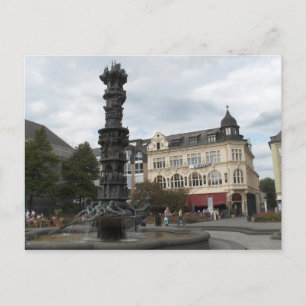 Cartão postal Koblenz Alemanha Munsterplatz